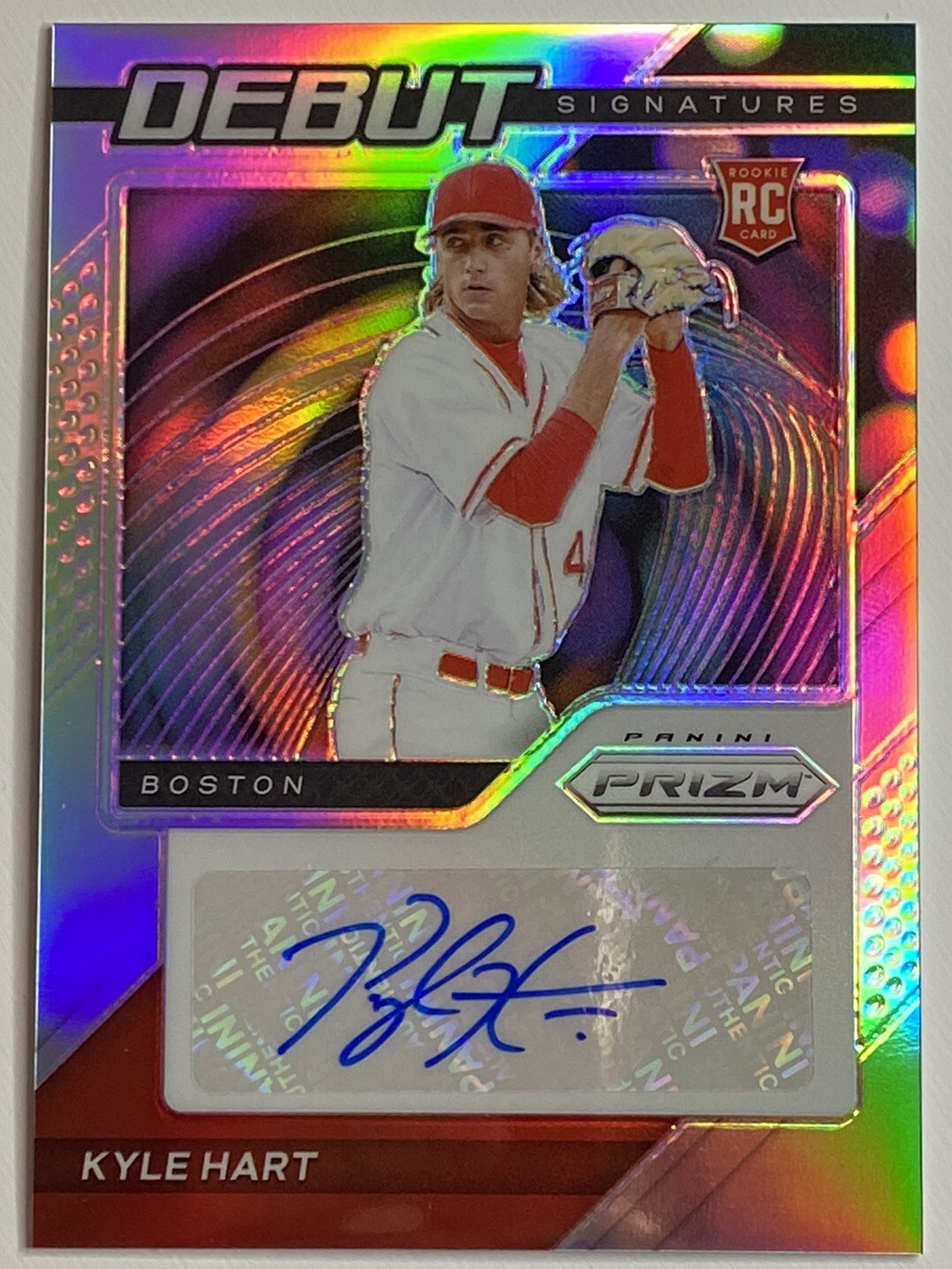 Panini Prizm 💎2021 Kyle Hart 🖋DEBUT SIGNATURE Rookie ⭐️SILVER HOLO SSP DS-KH🔥