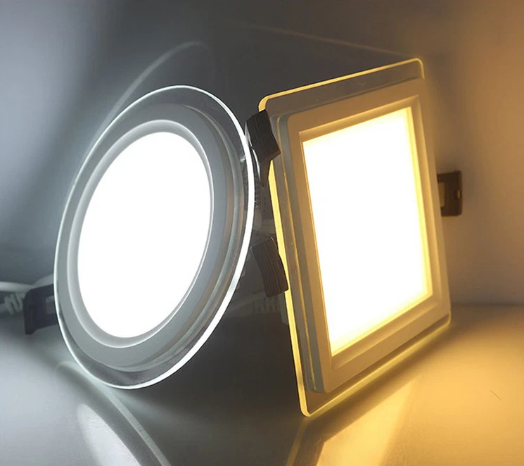 1/10x Dimmable 6W/9W/12W/18W LED Recessed Glass Ceiling Panel Down Light Lamp CA - Image 4 of 4