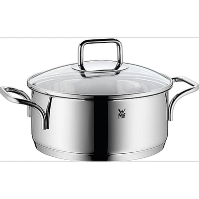 WMF Profi Select Fleischtopf Edelstahl mit Glas-Deckel 24 cm 5,7 Liter Kochtopf - Bild 1 von 4