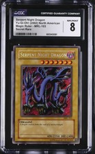 CGC 8 Serpent Night Dragon MRL-103 Magic Ruler Secret Rare Yu-Gi-Oh! 2002