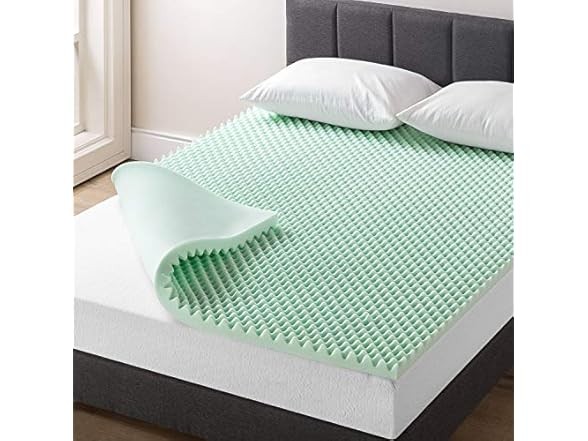 Best Price Mattress Memory Foam Topper Twin Green 2 Inch