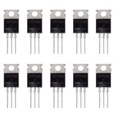 BOJACK IRF520N MOSFET Transistors 9.7 A 100 V N-Channel 10 Piece 