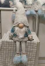 Image of Christmas Light Up Gonk with Dangly Legs - Blue and White