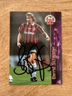 BERND SCHUSTER COLOGNE LEVERKUSEN REAL MADRID PANINI ORIGINAL AUTOGRAPH WORLD CUP EURO