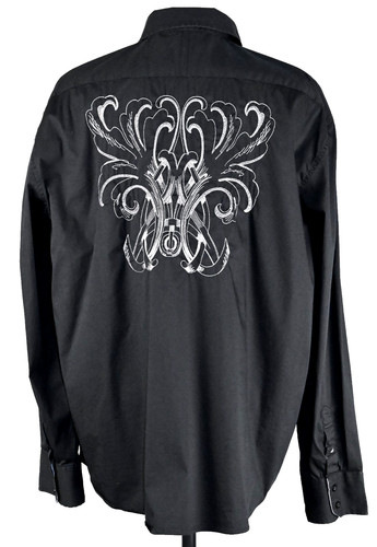 INSERCH MODA COLLEZIONE 2XL MEN'S EMBROIDERED DESIGN, WESTERN RODEO, RANCH HORSE