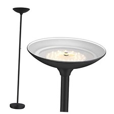 Torchiere Floor Lamp, 30W Super Bright LED Standing Black Torchiere Floor Lamp