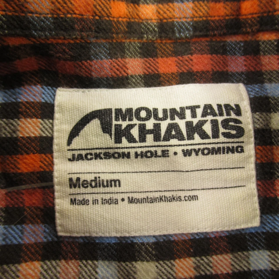 Mountain Khakis Shirt Mens Medium Long Sleeve Checks Button Front Outdoor Casual - Image 4 of 4