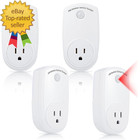 4 Pieces Motion Sockets Indoor Plug in Sensor Light Control Switch 120 Degrees