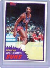 1981-82 Topps - Walter Davis #33 Phoenix Suns Basketball Card