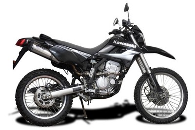 Kawasaki KLX250 2009-2020 Delkevic Slip On - 13.5 Xoval Bruahed