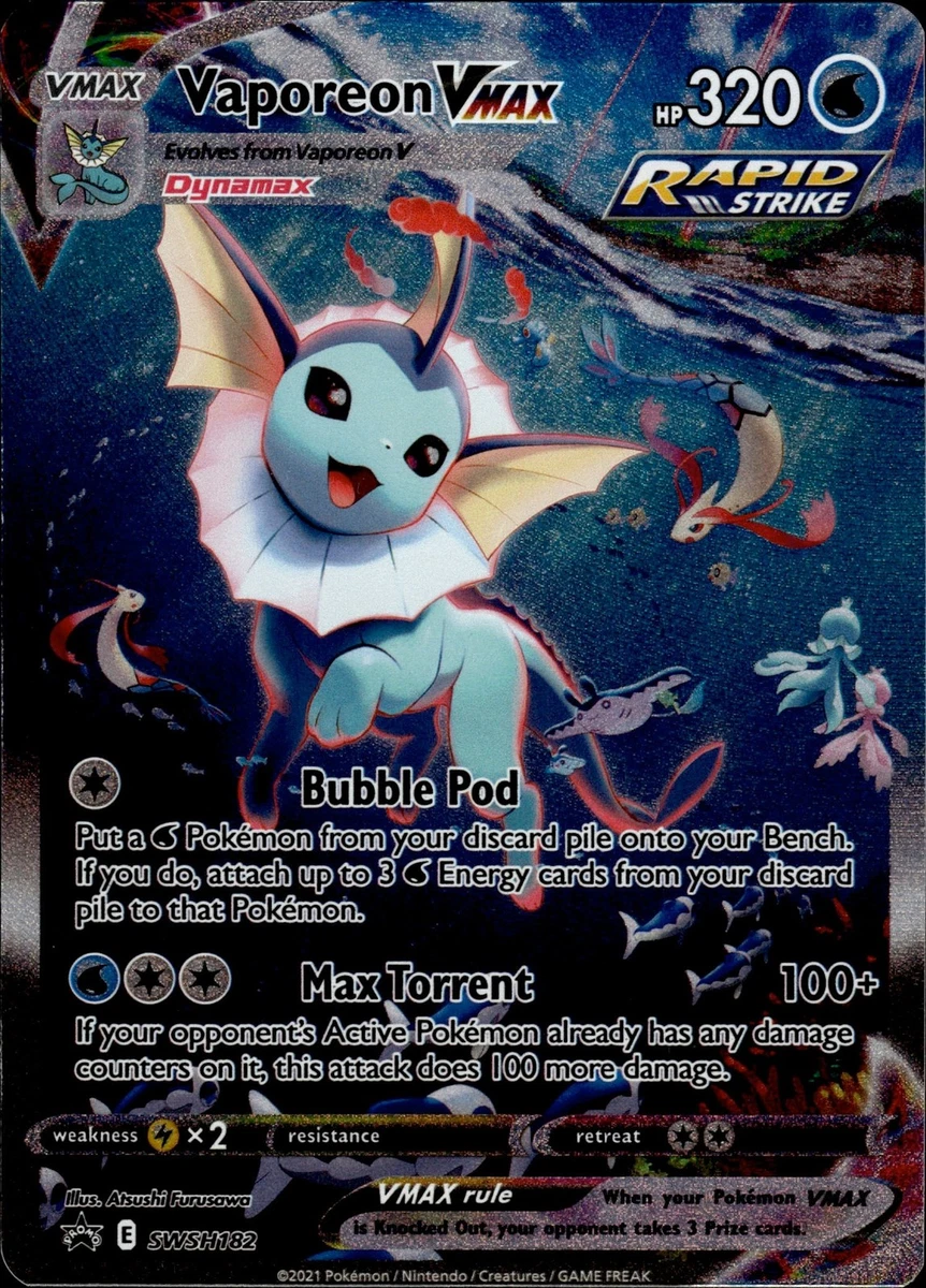 Vaporeon VMAX Pokémon TCG Cards for sale | eBay