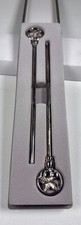 Christofle France Silver Plate Cocktail Stirrers Swizzle Sticks Cherry Motif