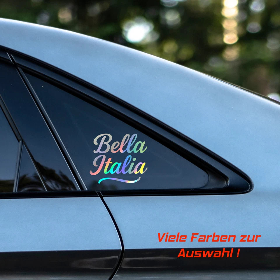 Bella Italia Aufkleber Italien Autoaufkleber - Bild 1 von 3