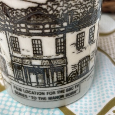 Seltene Vintage Dunoon ''To The Manor Born'' BBC TV Serie Tasse Cricket St Thomas