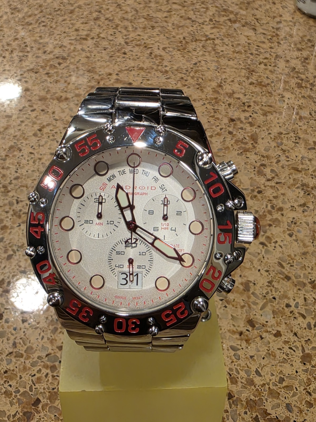 Android Divemaster Enforcer Quartz Watch AD808 Ra… - image 7