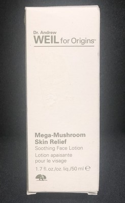 Dr WEIL for Origins Mega Mushroom Skin Relief Soothing Face Lotion 1.7 oz/50 NIB