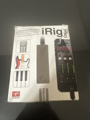 IK Multimedia iRig Pro Universal Audio-MIDI Interface Pro for iOS, Mac & Windows