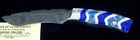 VICE CUTLERY Michael Prater Painted Pony DAMASCUS Buck Knife Purple W/Box COA — photo 2
