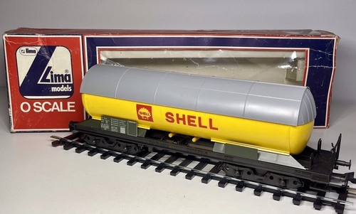 Lima 316765 Spur O Deutsche DB Drehgestell-Kesselwagen in gelber Shell-Lackierung - Originalverpackt | Condition: Used