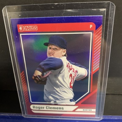 2024 Panini Donruss Roger Clemens Red & Blue Foil #41 - RED SOX