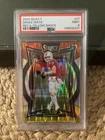 2024 Panini Select - Drake Maye Rookie #27 Red & Yellow Shock Prizm (RC) PSA 9