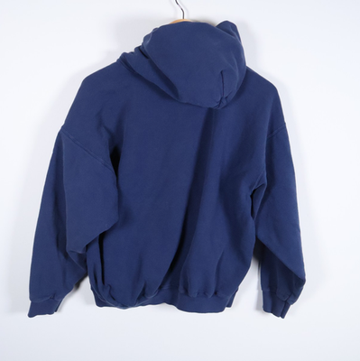 90s Nike Center Swoosh Hoodie Men's Medium Dark Blue Sweatshirt