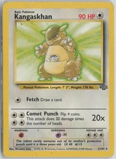 Kangaskhan 21/64 Rare Jungle Pokemon Unlimited Moderately Played on eBay
