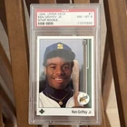 1989 UPPER DECK BASEBALL #1 KEN GRIFFEY JR. STAR ROOKIE PSA 8 NM-MT