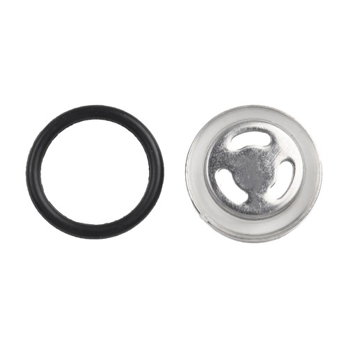 Vetro Mirino Gomma Guarnizione Serbatoio Argento Vetro Mirino Moto 18mm - Foto 3 di 12