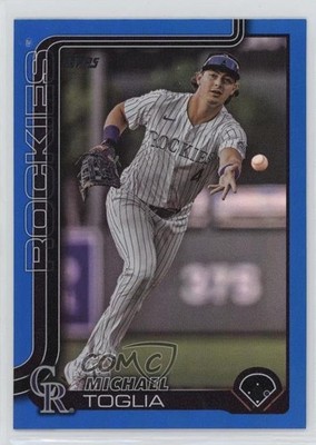 2025 Topps Series 1 Blue Rainbow 9/150 Michael Toglia #48 1ci2