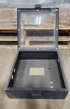 Vented Wall Mount IT Network Case Enclosure 14 X 14 X 5.5" Glass Door Lockable