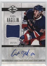 2012-13 Panini Limited Limited Jerseys Signatures /25 Carl Hagelin #LJ-CH Auto