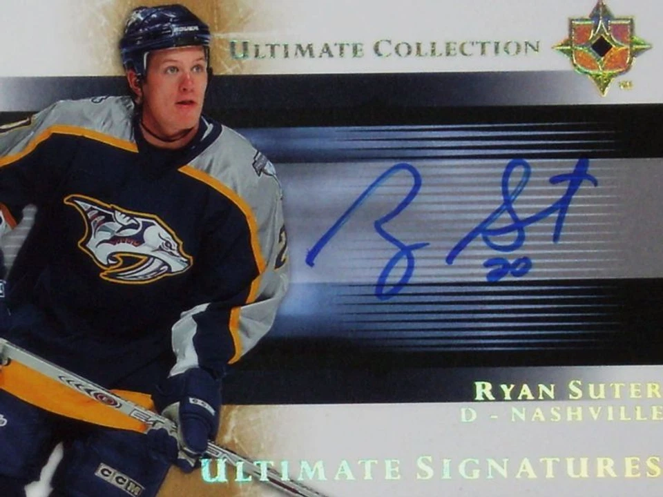 09-10 UPPER DECK ULTIMATE COLLECTION  -   CODY FRANSON  AUTO - Image 3 of 4