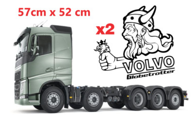 Volvo FH500 Window Decals X2 - Custom Cab Stickers For Trucks, Choose Any Colour 3 thumbnail image