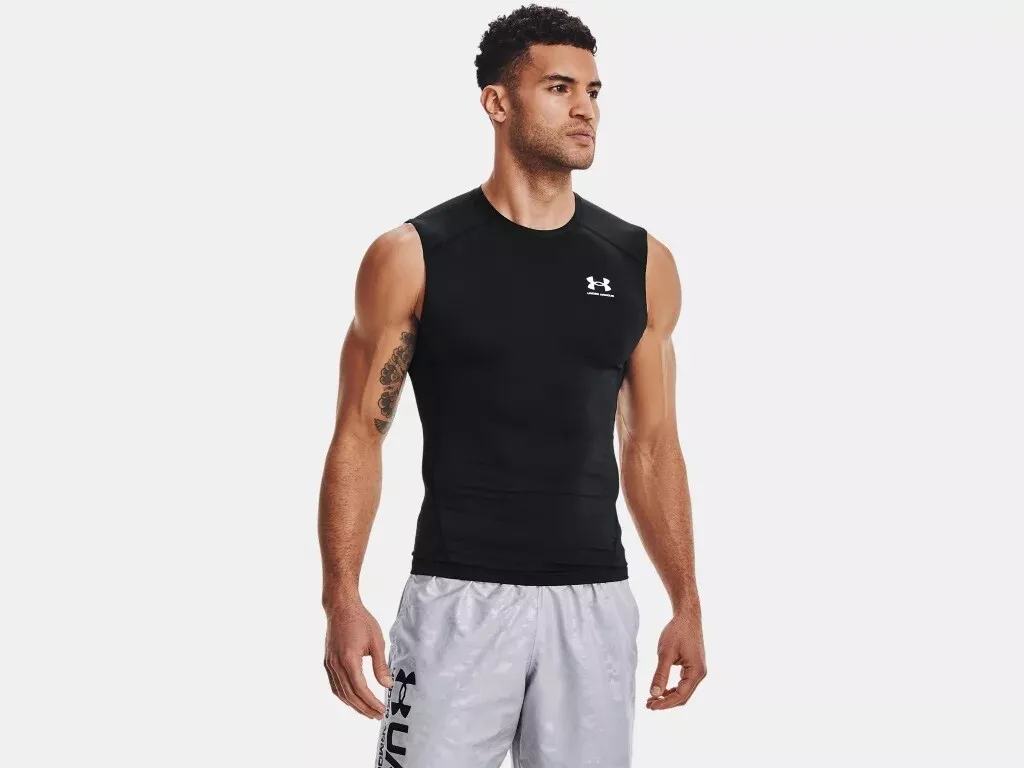 Haut d'entrainement homme Under Armour Heatgear Armour Comp - Gris