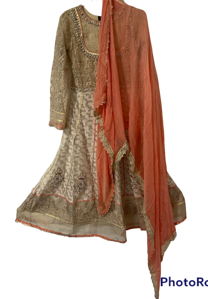 open lace back dress Sobia Nazir - Luxury Lawn Luxe Eid Edit - Design-9A