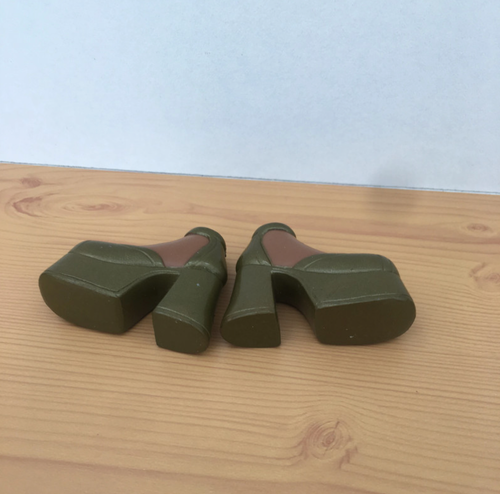 Vintage Bratz Doll Green Shoes High Heels Toys, Bratz Accessories Clothing - Picture 8 of 8