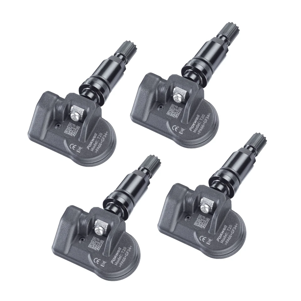 4 TPMS SENSORI PRESSIONE PNEUMATICI T20-R-0553 PER ALFA ROMEO 159 939 7/2005-12/2011 - Immagine 2 di 4