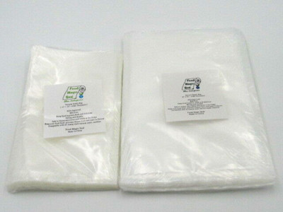 200 Bags 100-8x12 & 100-6x10 Food Magic Seal for Vacuum Sealer Food Storage! 