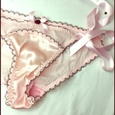 Brand New -  Agent Provocateur Pink Tie Side Knickers - One Size Fits All.