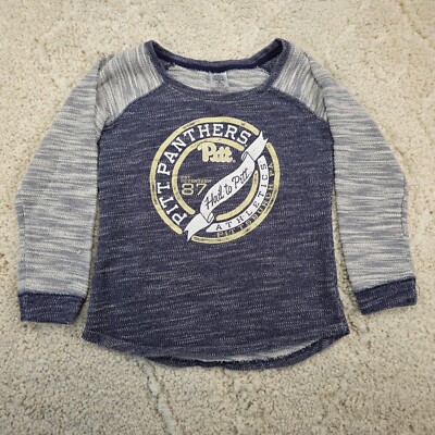 Pittsburgh Panthers Rivalry Threads 91' Womens Long Sleeve Shirt Size Medium 