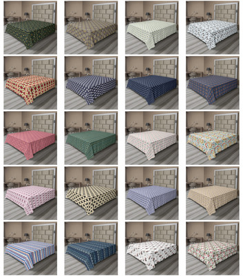 Ambesonne Boho Ornament Flat Sheet Top Sheet Decorative Bedding 6 Sizes