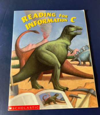 Reading for information C scholastic textbook paperback workbook