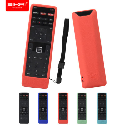 For Vizio XRT122 Smart TV Remote LCD LED TV Remote Silicone Cover with Lanyard