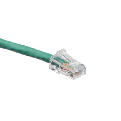 Leviton 6H460-10G Cat 6 High-Flex 28 AWG Stranded UTP Patch Cord 10 ft Green