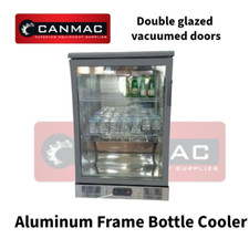 BACK BAR BOTTLE COOLER S/S ALUMINIUM FRAME SINGLE DOOR  BOTTLE REFRIDGERATOR