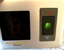 Electric Blanket Control Controller 4 Prong Silver x2 USED Biddeford TC15B2
