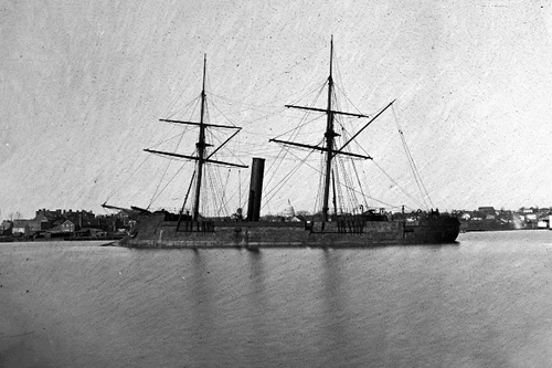 New 5x7 Civil War Photo: Confederate Iron-Clad Ram CSS STONEWALL in Washington