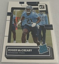 2022 Donruss Football Roger McCreary Tennessee Titans Rookie Card #365