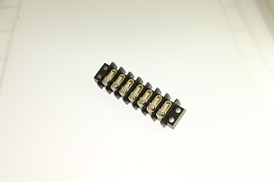2x 7-141-Y Cinch 7 Position Double Row Terminal Barrier Block Board Strip 7pos